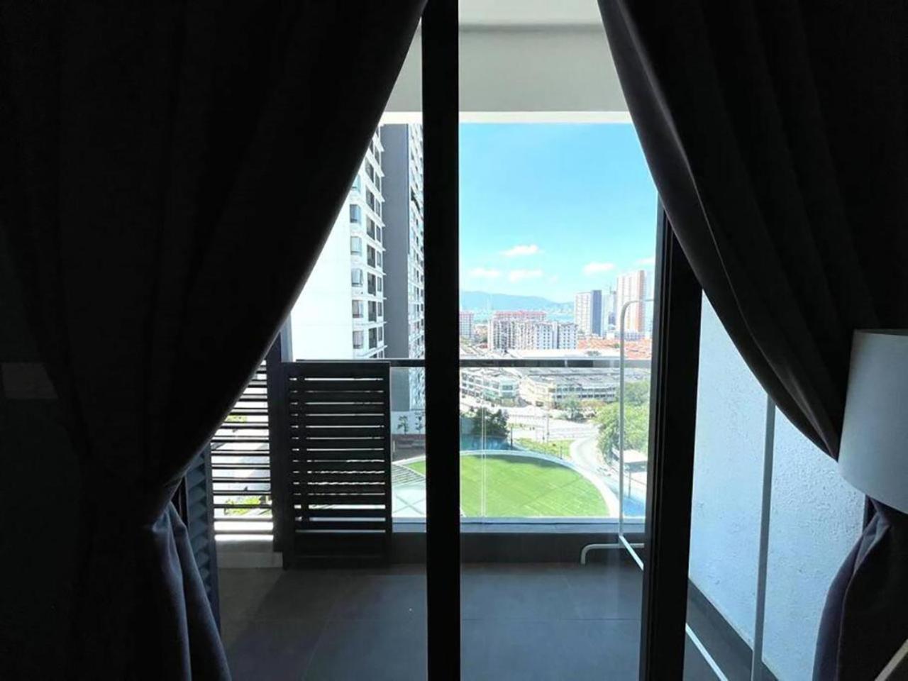 شقة Blue Aesthetic Luxury Seaview 3 Min Drive Sunway بترورث المظهر الخارجي الصورة